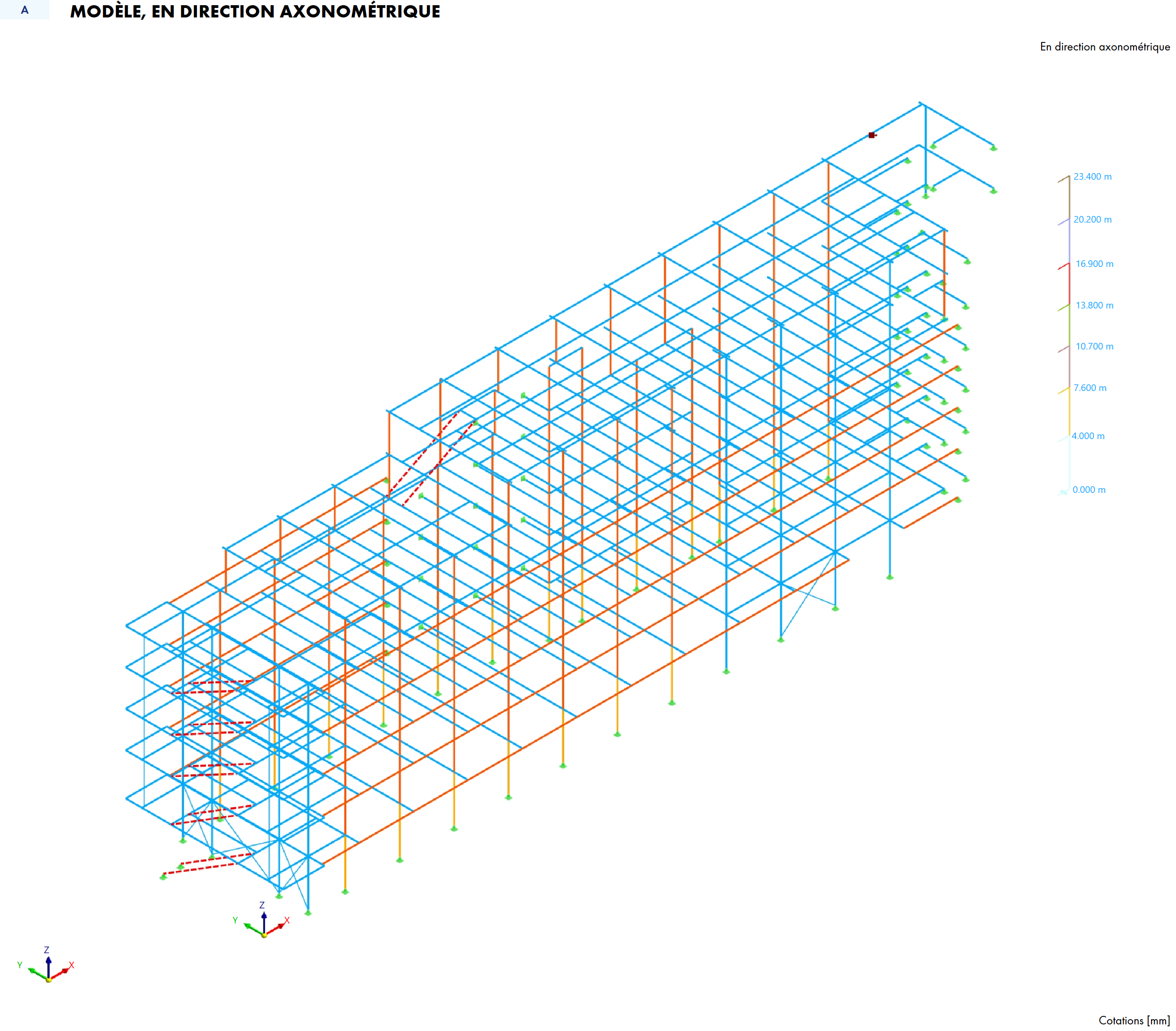 Vue modèle_RFEM6_perspective_2